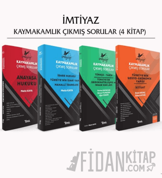İmtiyaz Kaymakamlık Çıkmış Sorular 4'lü Set (2025)