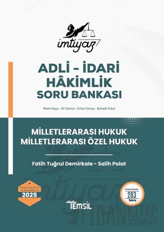 İmtiyaz Milletlerarası Hukuk - Milletlerarası Özel Hukuk Soru Bankası