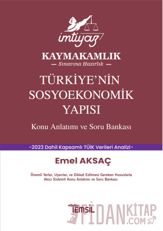 İmtiyaz Türkiyenin Sosyoekonomik Yapısı Konu Anlatımı ve Soru Bankası 