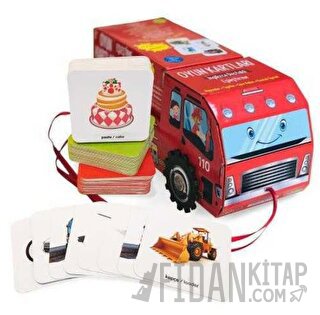 İngilizce Destekli Oyun Kartları - Eşleştirme Kamyon