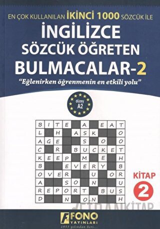 İngilizce Sözcük Öğreten Bulmacalar 2