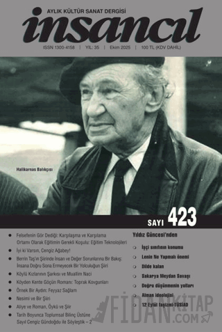 İnsancıl Aylık Kültür ve Sanat Dergisi Sayı: 423 Ekim 2025