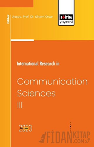 International Research in Communication Sciences III