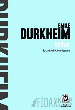 İntihar Emile Durkheim