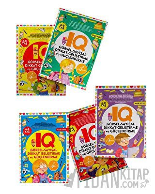 IQ Dikkat Geliştirme ve Güçlendirme Seti (5 Kitap Takım)