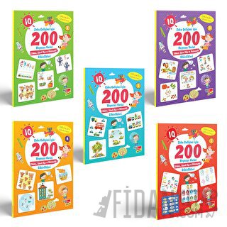 IQ Zeka Gelişimi için 200 Heyecan Verici 5'li Etkinlik Seti