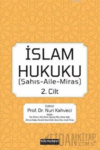 İslam Hukuku 2. Cilt Adnan Algül