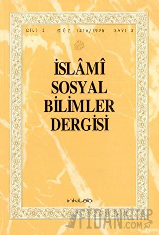İslami Sosyal Bilimler Dergisi - Cilt 3 - Güz 1965 - Sayı 3