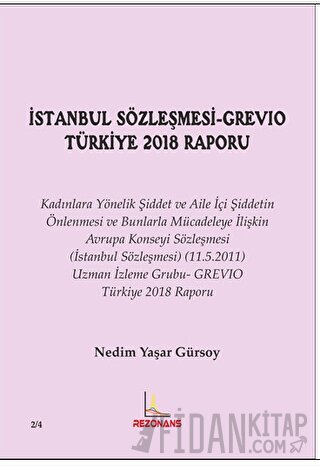 İstanbul Sözleşmesi-Grevıo Türkiye 2018 Raporu