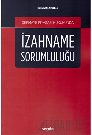 İzahname Sorumluluğu