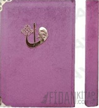 Kadife Cilt Kur'an-ı Kerim (Mühürlü, Çanta Boy) - 056KDF (Ciltli) Kole