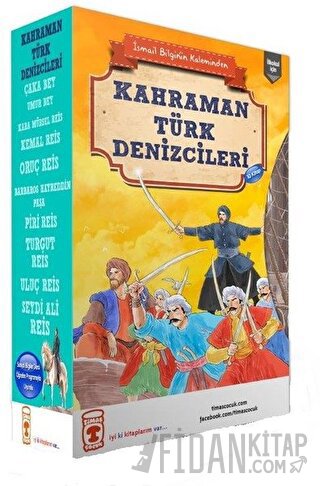 Kahraman Türk Denizcileri Seti (10 Kitap Takım) İsmail Bilgin