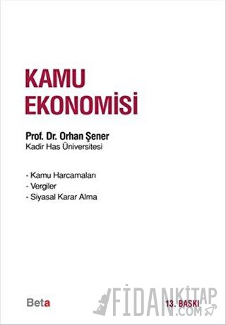 Kamu Ekonomisi Orhan Şener