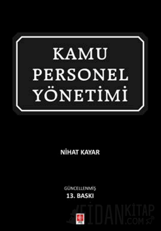 Kamu Personel Yönetimi