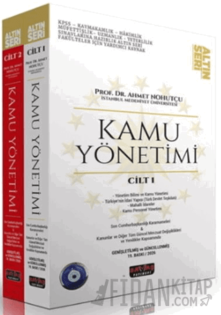 Kamu Yönetimi Konu Anlatımı Altın Seri Ahmet Nohutçu