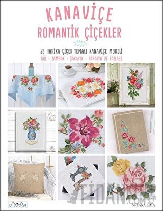 Kanaviçe Romantik Çiçekler