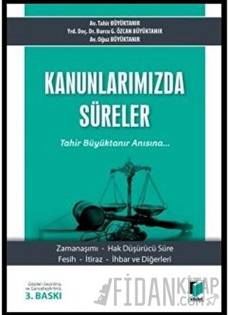 Kanunlarımızda Süreler