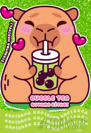 Kapibara - Bubble Tea Boyama Kitabı