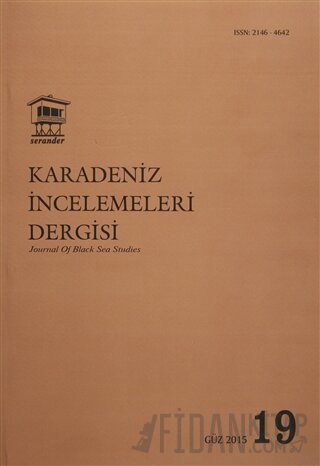 Karadeniz İncelemeleri Dergisi Sayı: 19 Güz 2015