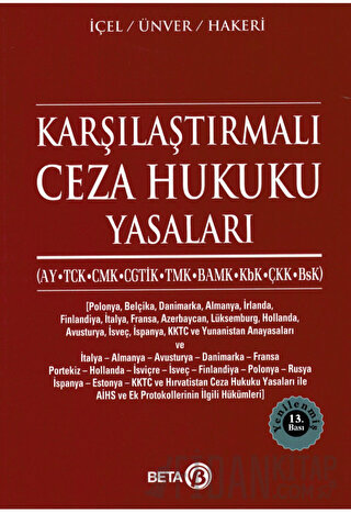 Karşılaştırmalı Ceza Hukuku Yasaları