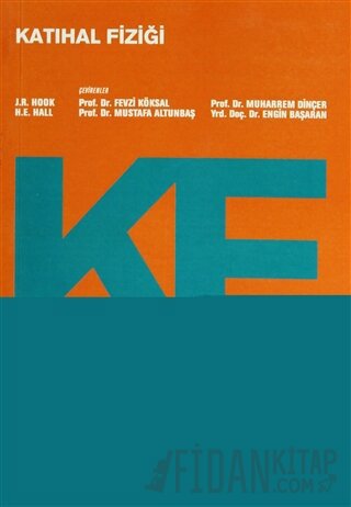 Katıhal Fiziği J.R. Hook