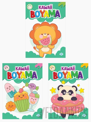 Kawaii Boyama Seti (3 Kitap)