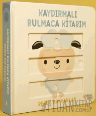 Kaydırmalı Bulmaca Kitabım - Bebek Hayvanlar (Ciltli)