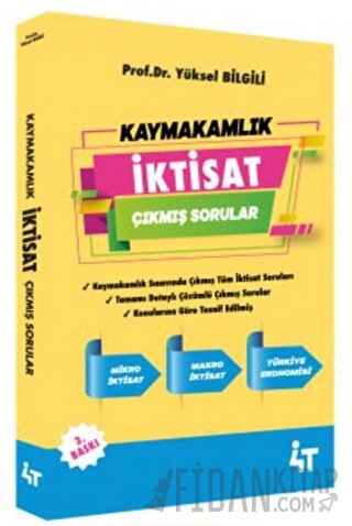 Kaymakamlık İktisat Çıkmış Sorular Yüksel Bilgili