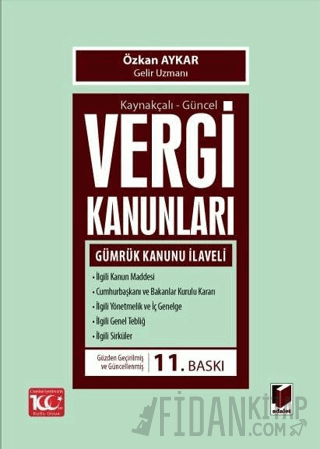 Kaynakçalı-Güncel Vergi Kanunları