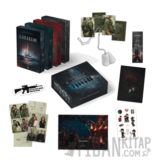 Kazazede (4 Kitap Yan Boyamalı Kutulu) (Ciltli) Şevval Demirdöğer