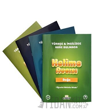 Kelime Avcısı - Öğretici Aktivite Kitabı - Türkçe ve İngilizce Kare Bu