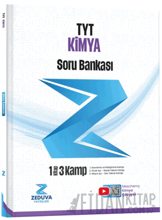 Kimya TYT Kimya 1 Kitap 3 Kamp Soru Bankası