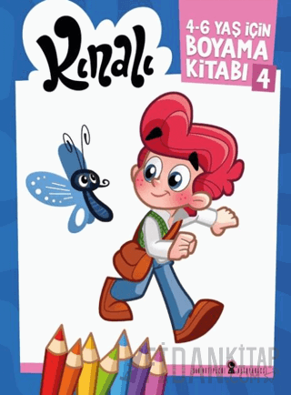 Kınalı 4 - 6 Yaş İçin Boyama Kitabı - 4