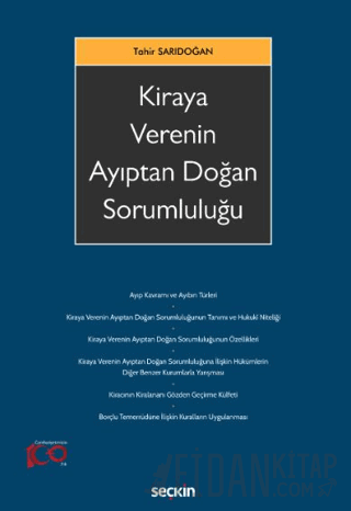 Kiraya Verenin Ayıptan Doğan Sorumluluğu