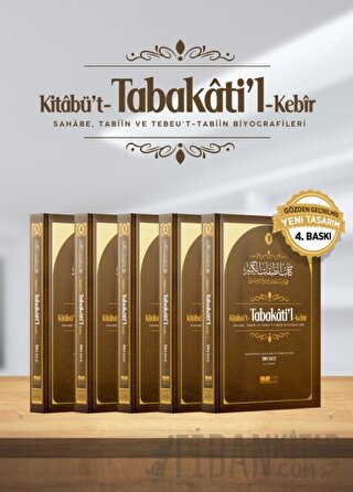 Kitabü't-Tabakati'l- Kebir Tabakat (5 Cilt) (Ciltli)