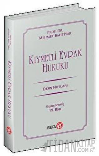 Kıymetli Evrak Hukuku Ders Notları