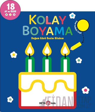 Kolay Boyama - Doğum Günü Resim Kitabım