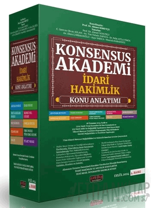 KONSENSUS Akademi İdari Yargı Hakim Yardımcılığı Sınavı Konu Anlatımı
