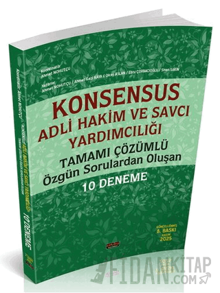 KONSENSUS Hakim ve Savcı Yardımcılığı 10 Deneme
