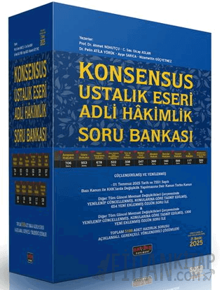 KONSENSUS Ustalık Eseri Adli Hakimlik Soru Bankası