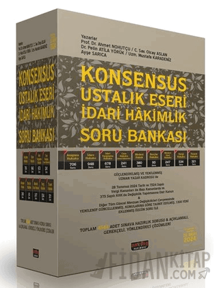 KONSENSUS Ustalık Eseri İdari Yargı Hakim Yardımcılığı Soru Bankası