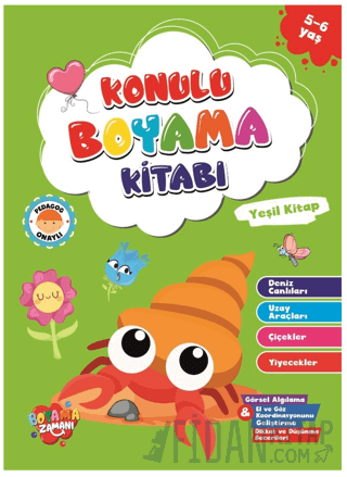 Konulu Boyama Serisi - Yeşil Kitap 5-6 Yaş