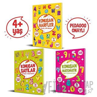 Konuşan Etkinlikler Serisi (4+ Yaş) (3 Kitap Takım)