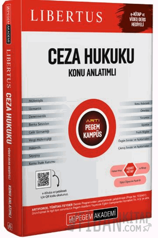 KPSS A Grubu Libertus Ceza Hukuku Konu Anlatımlı