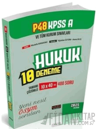 KPSS A Grubu P48 Hukuk 10 Deneme Çözümlü