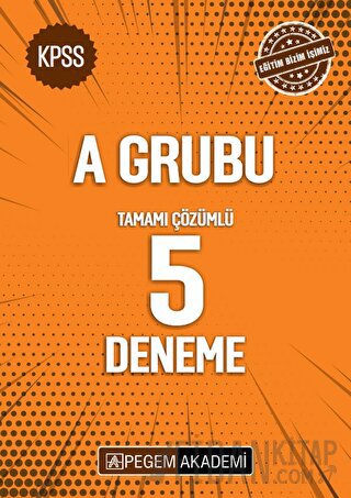 KPSS A Grubu Tamamı Çözümlü 5 Deneme