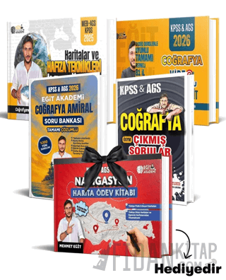 KPSS - AGS Coğrafya Soru Bankası Seti