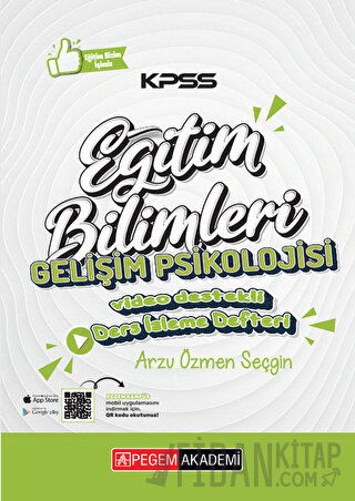 KPSS Eğitim Bilimleri Gelişim Psikolojisi Ders İzleme Defteri