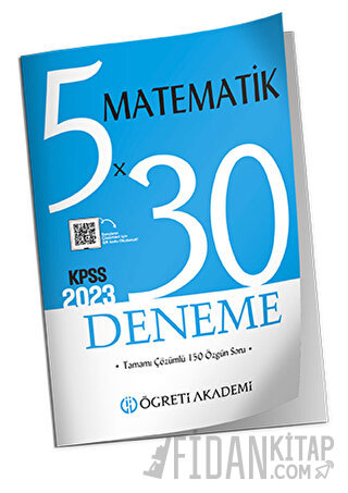 KPSS Genel Yetenek Genel Kültür 5x30 Matematik Deneme