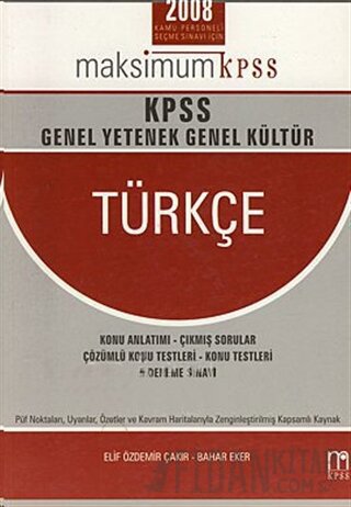 KPSS Genel Yetenek Genel Kültür Türkçe Elif Özdemir